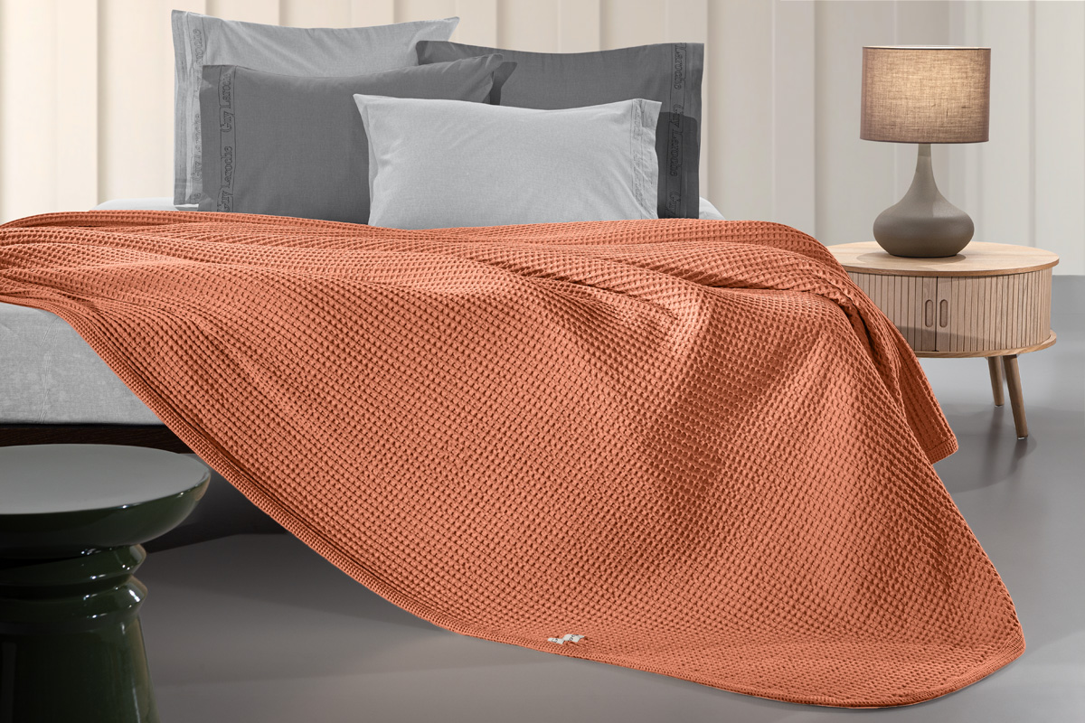 Κουβέρτα Πικέ Hμίδιπλη Guy Laroche Eternity Terra 160X240