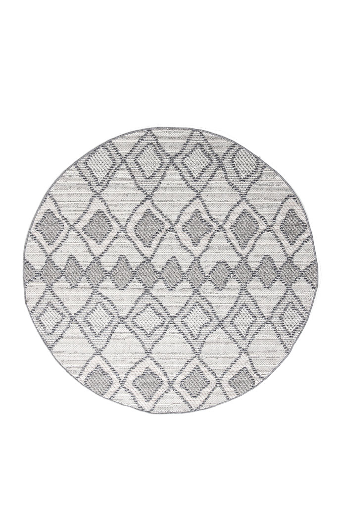 Xαλί Σαλονιού Linq 1.60 Round Royal Carpet - 8214A Beige/D.Grey 