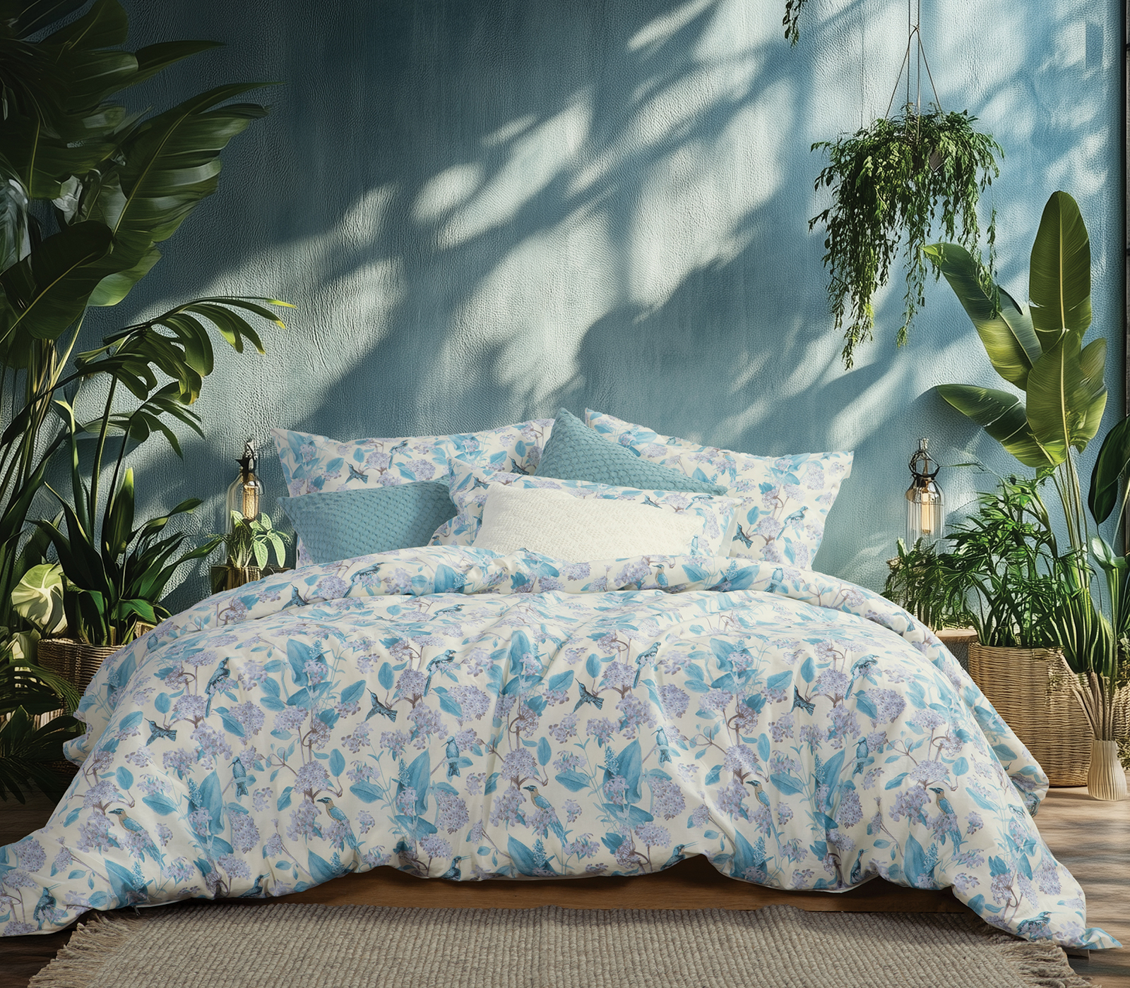 Σεντόνια King Size Nef-Nef Homeware (Σετ) Dream On 270x270 Blue