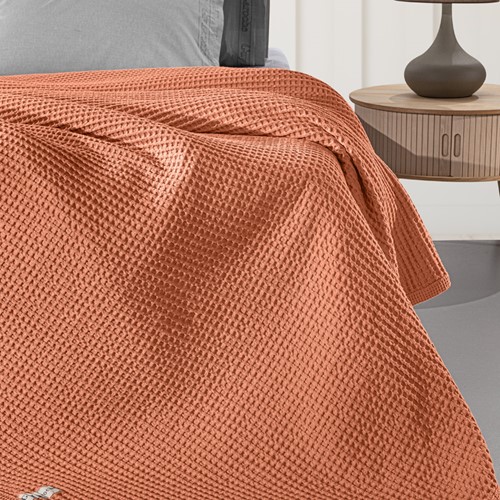 Κουβέρτα Πικέ King Size Guy Laroche Eternity Terra 260X240