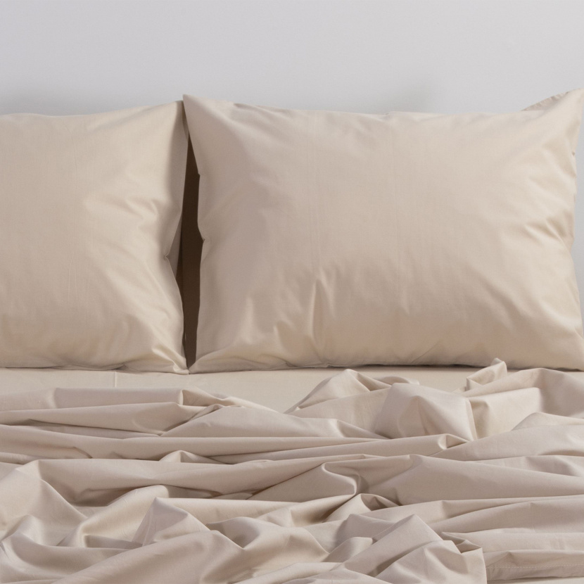 Ζεύγος Μαξιλαροθήκες Nef-Nef Homeware Basic 52Χ72 Βeige