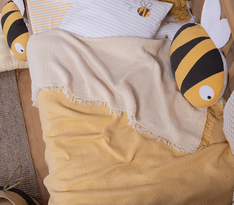 Παιδικό Μαξιλάρι Bee 35x35 Yellow