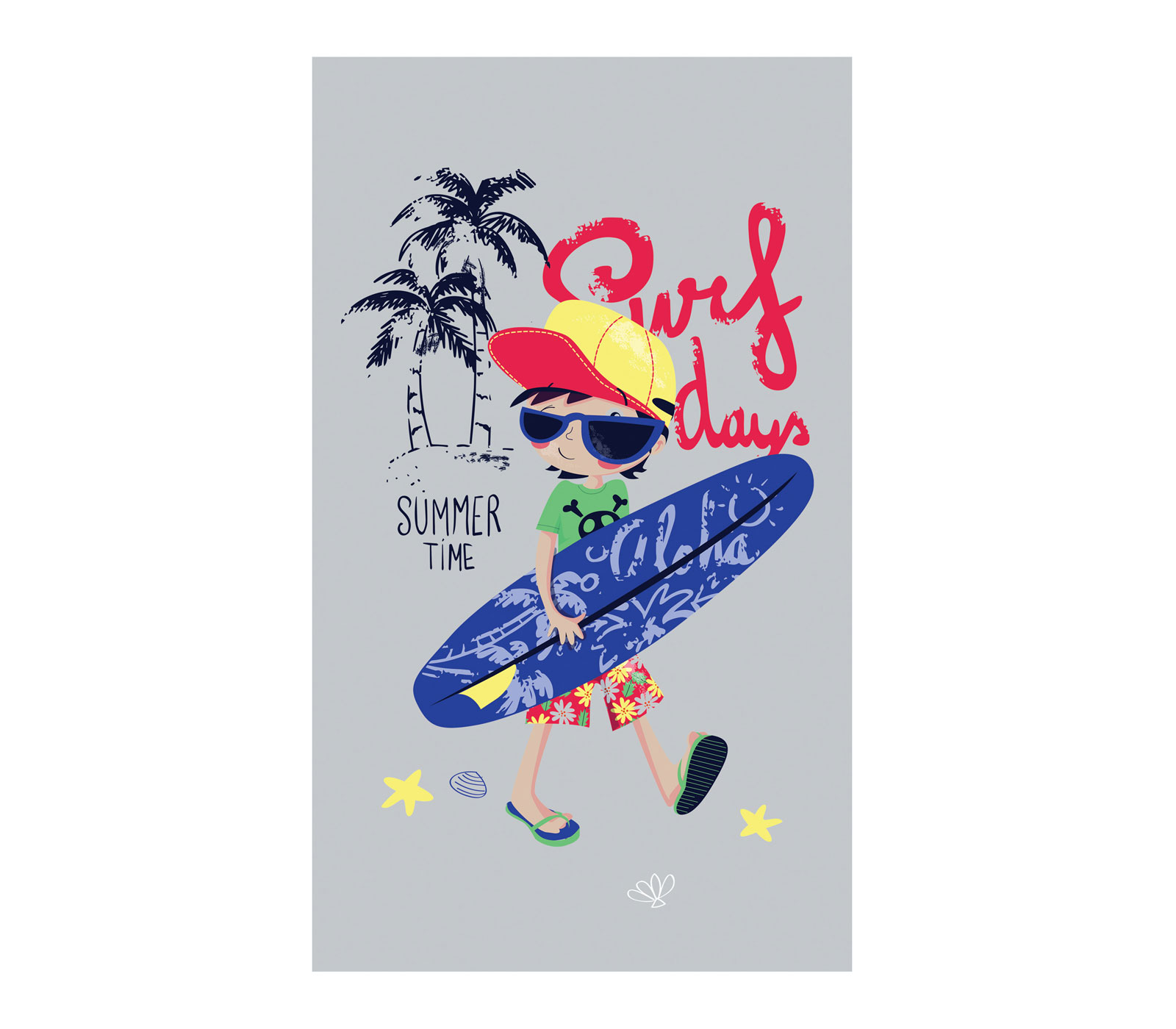 Πετσέτα Θαλάσσης Nef-Nef Surf Boy