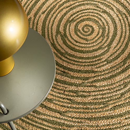 Χαλί Σαλονιού Guy Laroche Floral Olive 110 Round