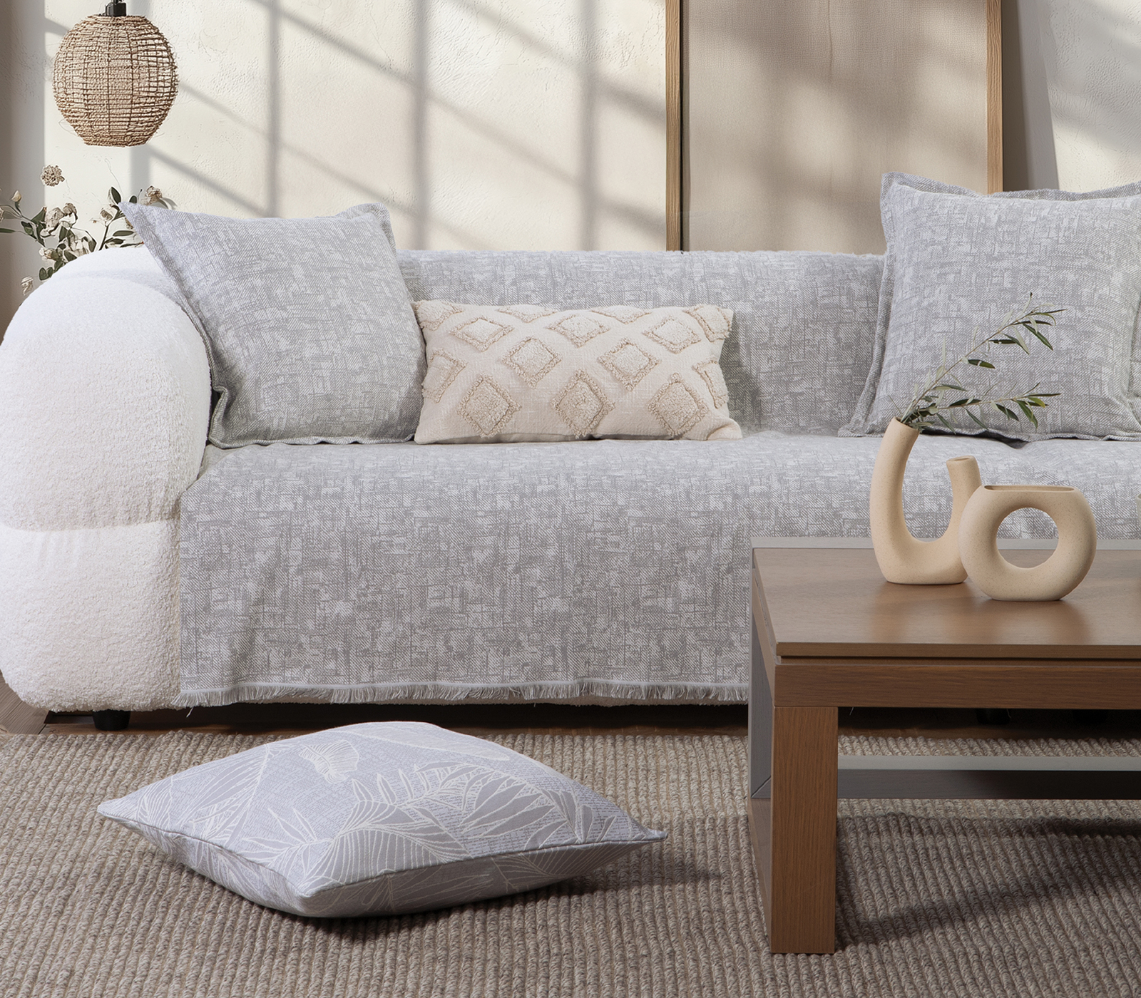 Ριχτάρι Διθεσίου Nef-Nef Homeware Garcia 170x250 Grey