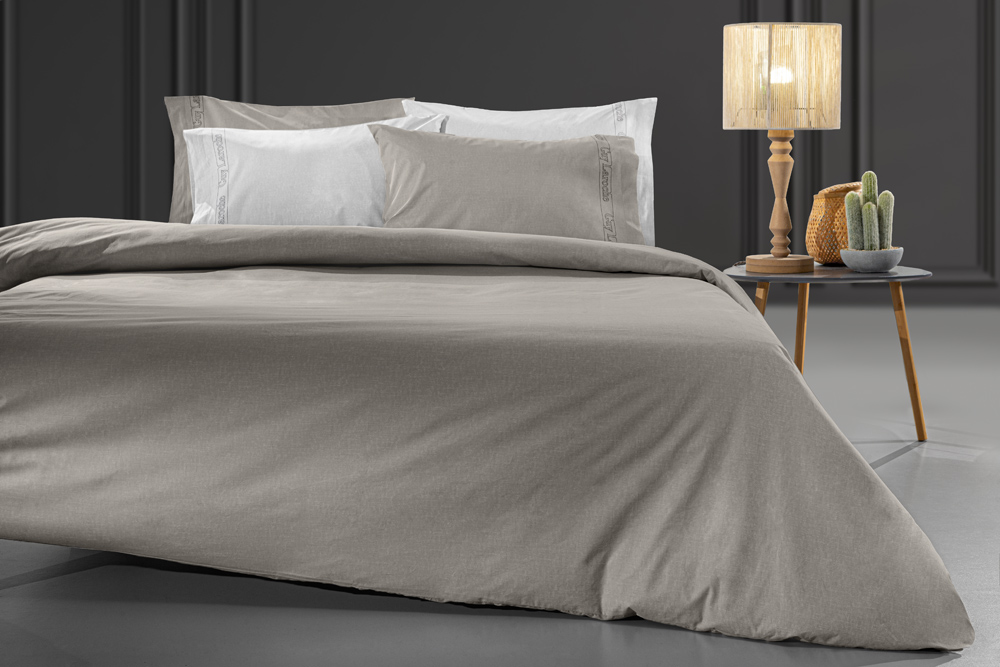 Σεντόνι Υπέρδιπλο Μεμονωμένο Guy Laroche Color Plus Wenge 180X200+32 Με Λάστιχο