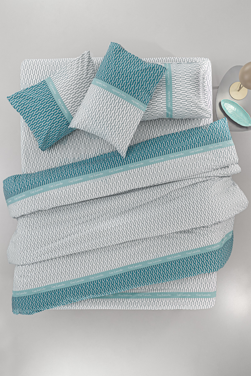 Σεντόνια King Size Guy Laroche (Σετ) Status Petrol 270X265 