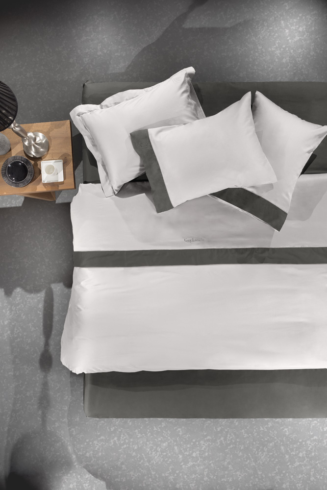 Σετ Σεντόνια King Size Guy Laroche Silky Silver/Anthracite 270x280