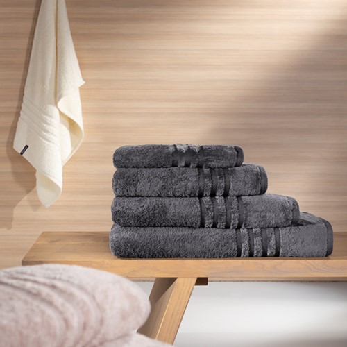 Πετσέτα Σώματος Guy Laroche 70X140 Bonus Anthracite