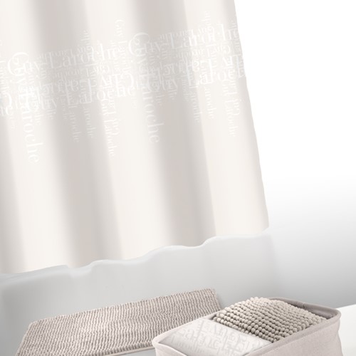 Κουρτίνα Μπάνιου + Πατάκι (Σετ) Guy Laroche Abbey Ammos