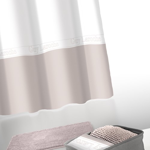 Κουρτίνα Μπάνιου + Πατάκι Guy Laroche (Σετ 3τμχ) Miami Amethyst