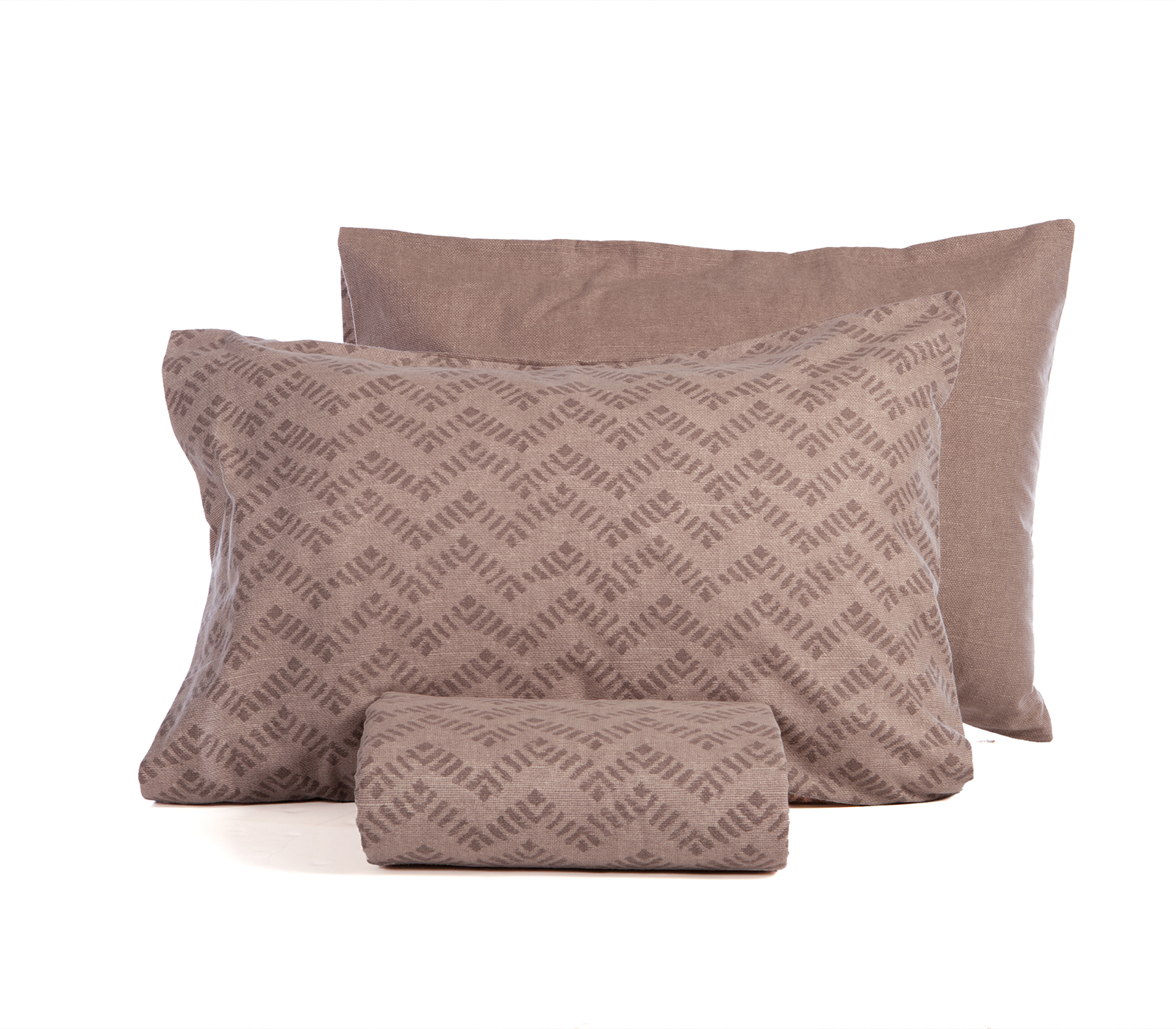 Παπλωματοθήκη Φανελένια Υπέρδιπλη Nef-Nef Homeware (Σετ) Otrando  240X230 Mocca