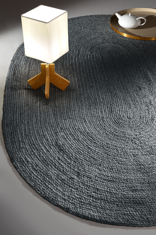 Xαλί Σαλονιού Guy Laroche Native Anthracite 140X210 Oval
