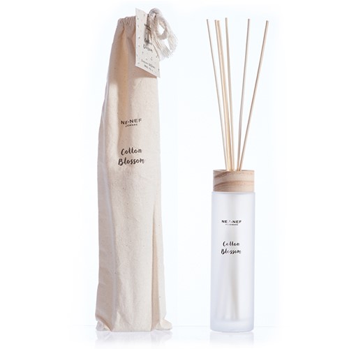 Αρωματικό Χώρου Με Στικς Nef-Nef Cotton Blossom 200ml white