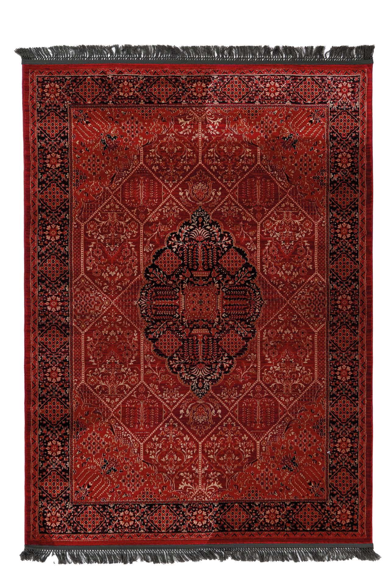Κλασικό χαλί Afgan 316A D.RED BLACK Royal Carpet - 160 x 230 cm