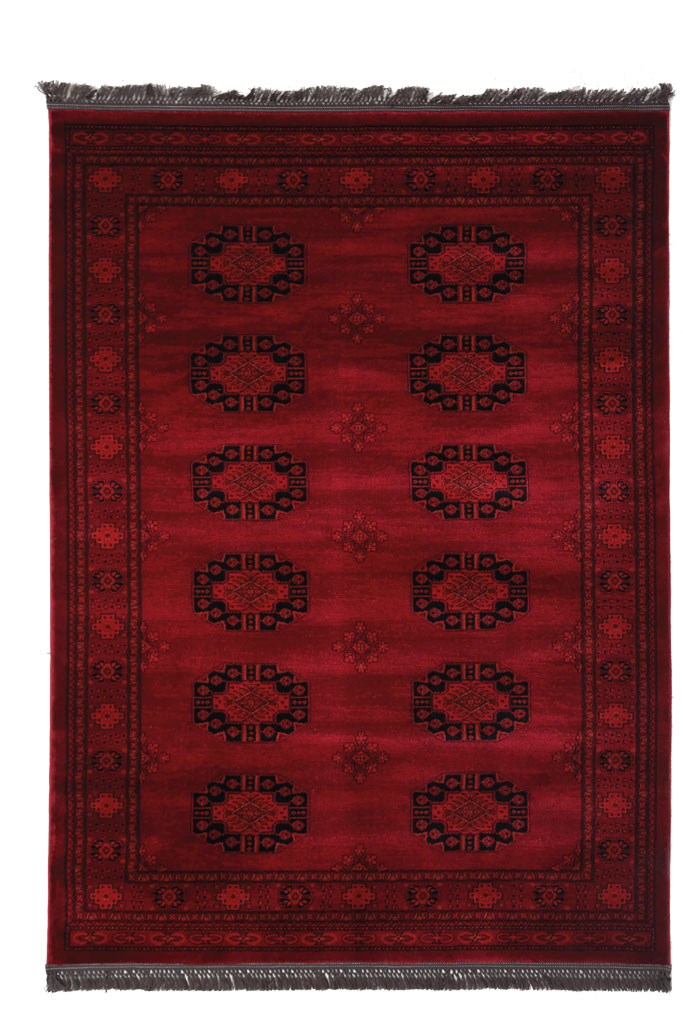 Κλασικό Χαλί Royal Carpet Afgan 6871H D.Red -  100x160 cm 
