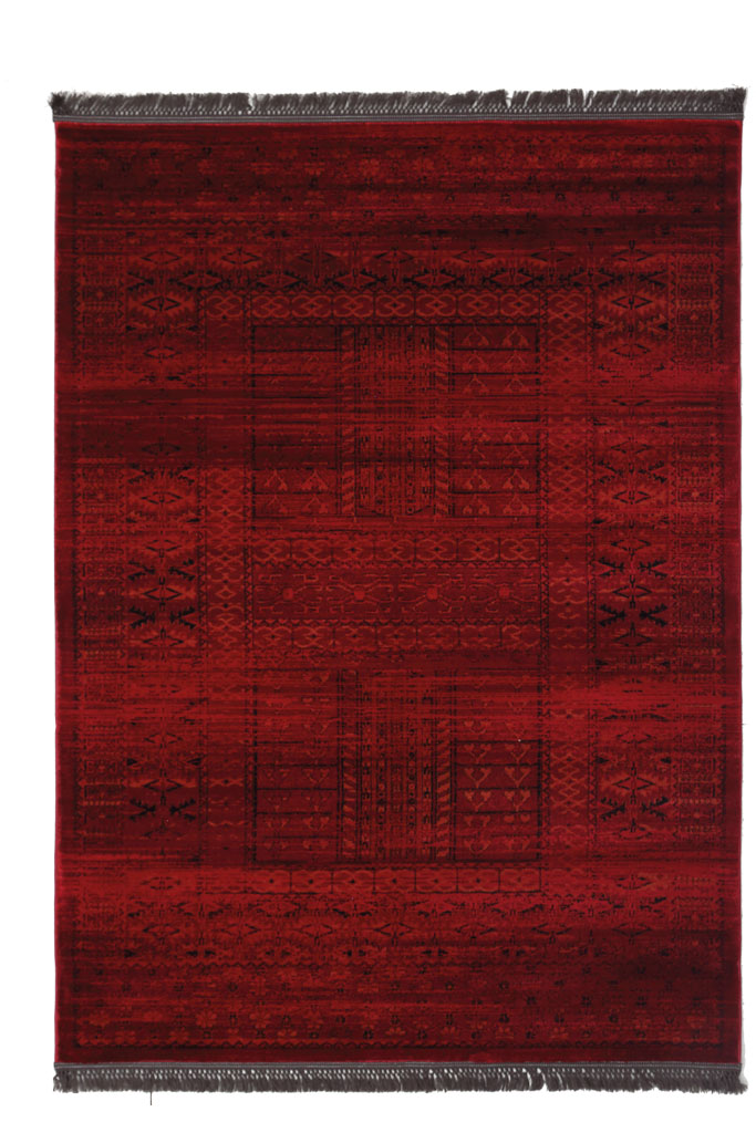 Κλασικό Χαλί Royal Carpet Afgan 7504H D.Red -  100x160 cm 