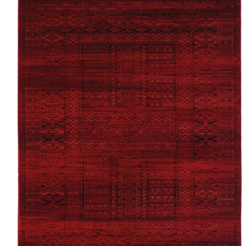 Κλασικό Χαλί Royal Carpet Afgan 7504H D.Red -  100x160 cm 