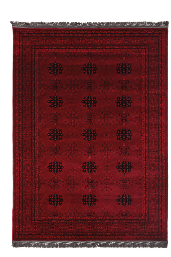 Χαλί σαλονιού afgan 2.00X2.50 -8127A d.red royal carpets