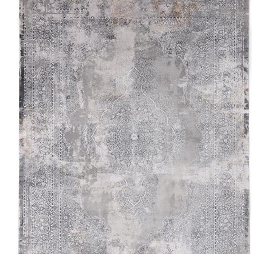 Μοντέρνο Χαλί Bamboo Silk 5988C L. Grey Anthracite Royal Carpet