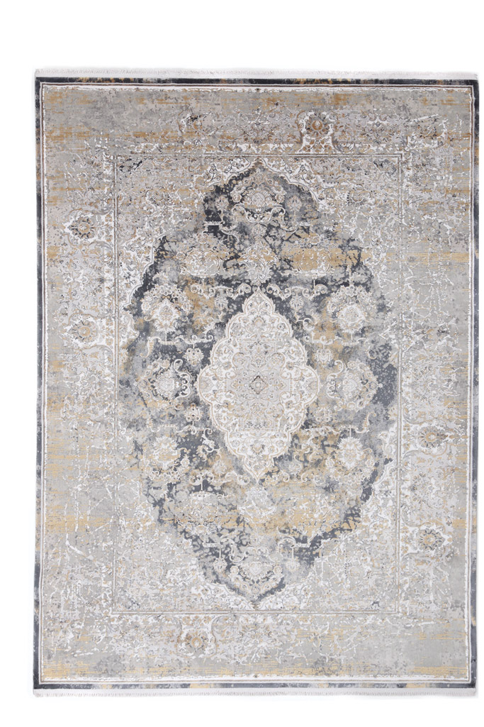 Μοντέρνο Χαλί Bamboo Silk 5991A Grey Anthracite Royal Carpet