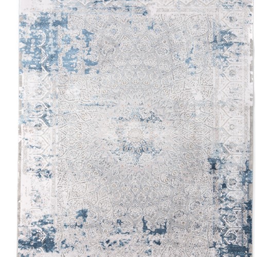 Χαλί Σαλονιού Bamboo Silk 6794A L. Grey D. Blue Royal Carpet 160Χ230