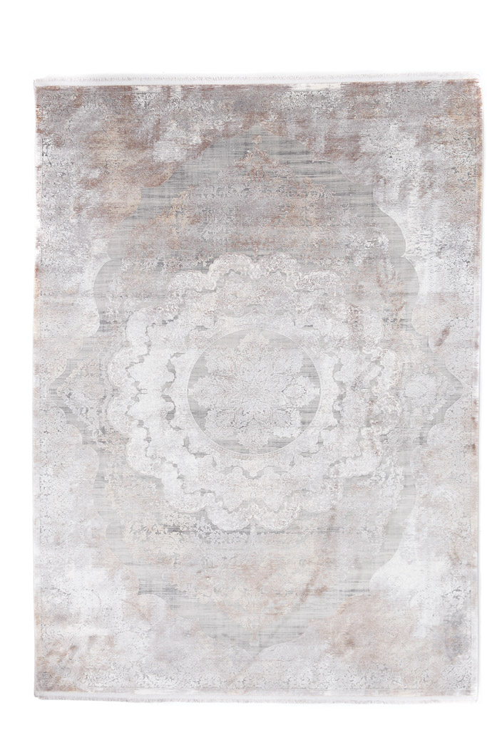 Μοντέρνο Χαλί Bamboo Silk 6864A L. Grey D. Beige Royal Carpet 200Χ250