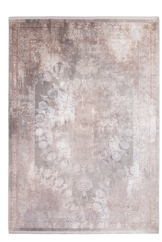 Χαλί Bamboo Silk 8098A L.GREY D.BEIGE Royal Carpet - 80 x 150 cm