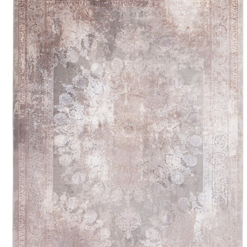 Χαλί Bamboo Silk 8098A L.GREY D.BEIGE Royal Carpet - 80 x 150 cm