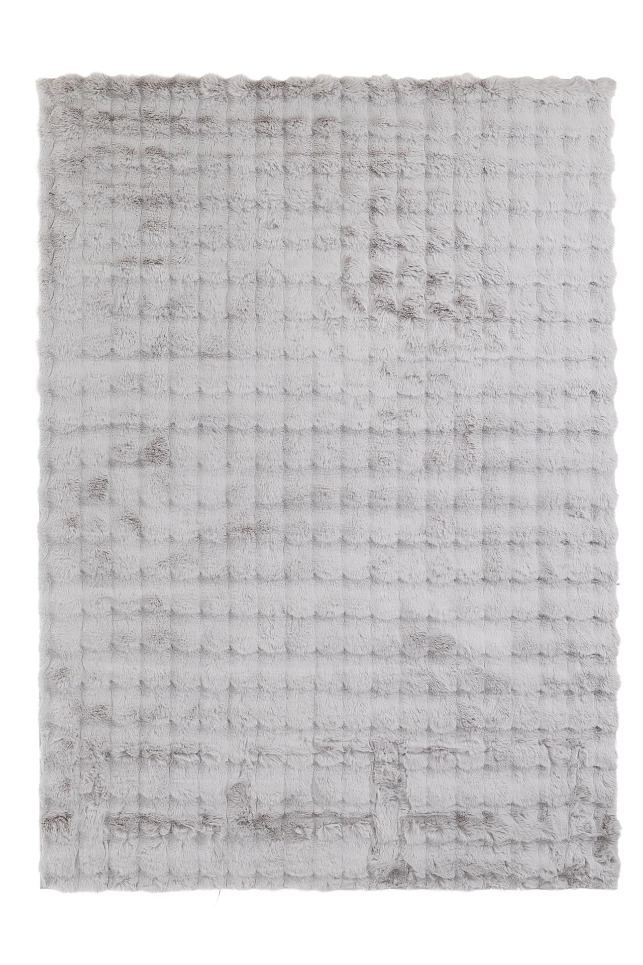 Γούνινο Χαλί Bunny BUBBLE CANVAS SILVER Royal Carpet - 170 x 240 cm