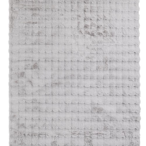 Γούνινο Χαλί Bunny BUBBLE CANVAS SILVER Royal Carpet - 170 x 240 cm