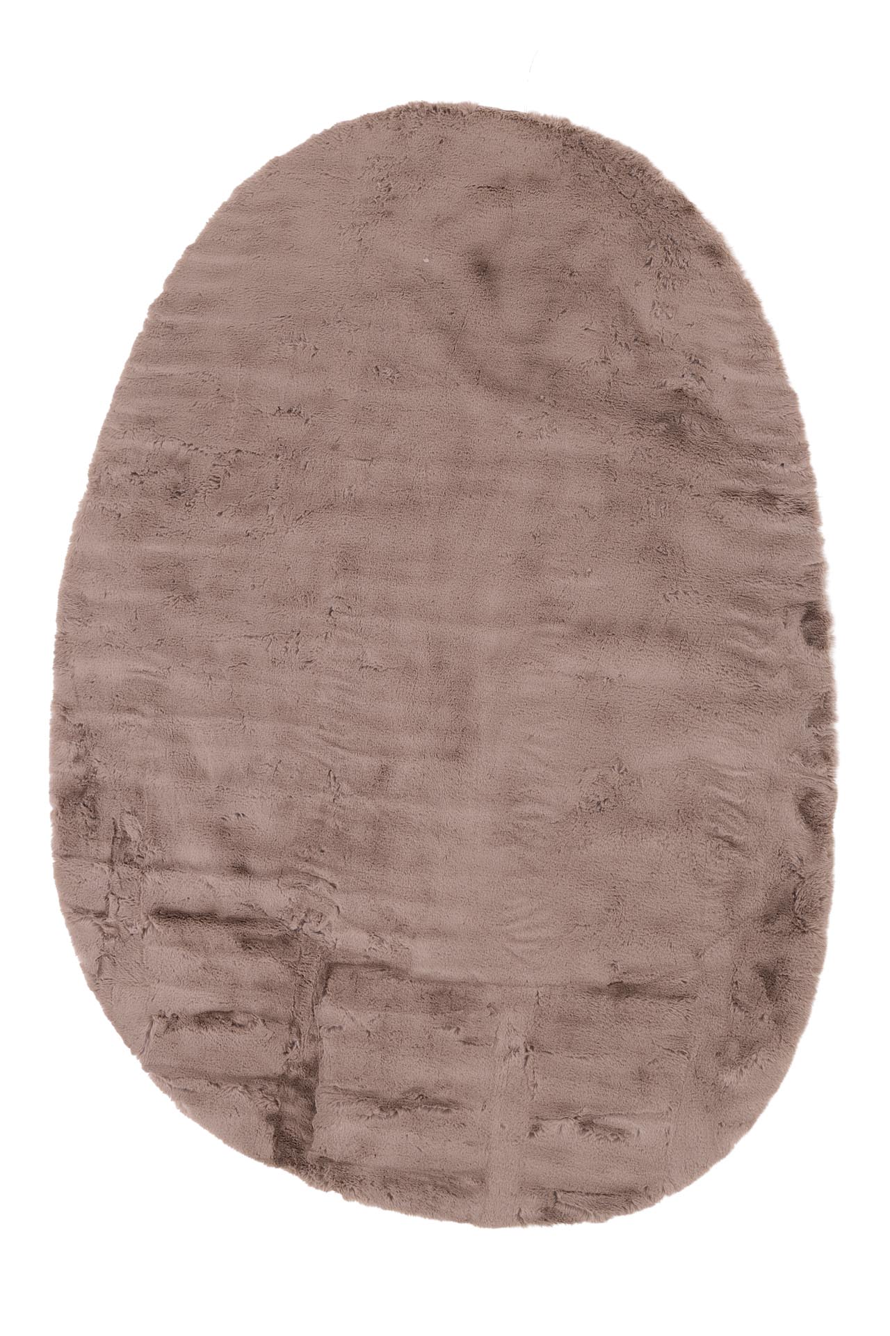 Οβάλ Γούνινο Χαλί Bunny OVAL BUNNY CANVAS BEIGE Royal Carpet - 170 x 240 cm