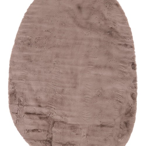 Οβάλ Γούνινο Χαλί Bunny OVAL BUNNY CANVAS BEIGE Royal Carpet - 170 x 240 cm