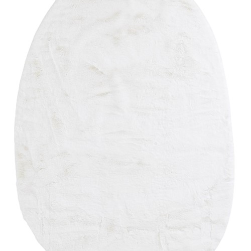 Οβάλ Γούνινο Χαλί Bunny OVAL BUNNY CANVAS WHITE Royal Carpet - 170 x 240 cm