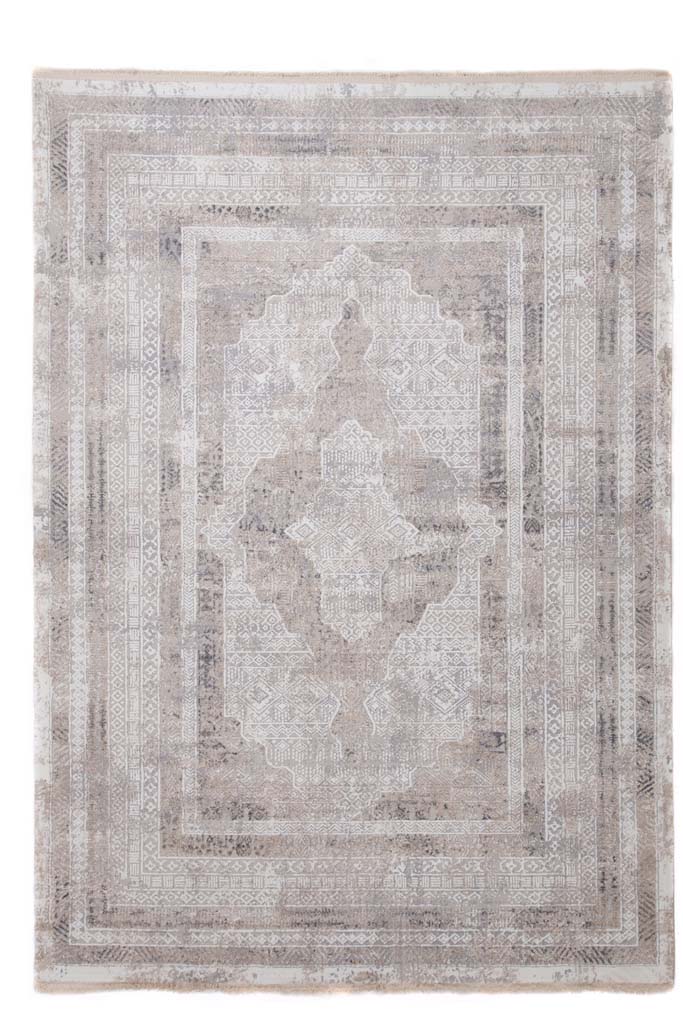 Χαλί Σαλονιού Royal Carpet Infinity 5915B Grey White 160 cm x 230 cm