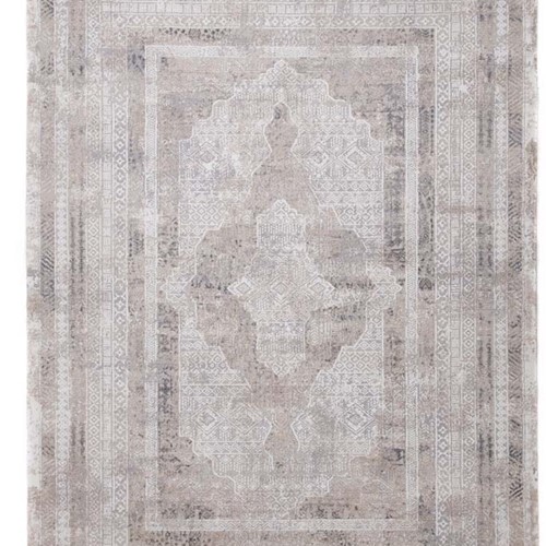 Χαλί Σαλονιού Royal Carpet Infinity 5915B Grey White 160 cm x 230 cm