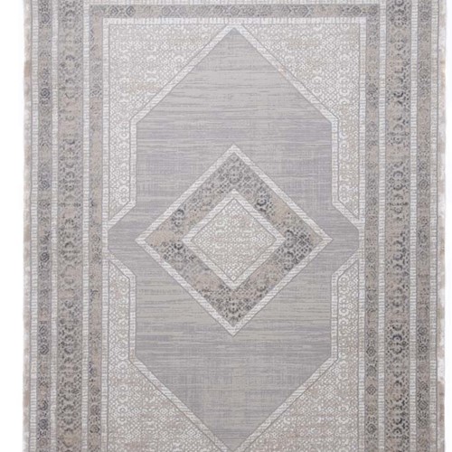 Χαλί Σαλονιού Infinity 5917B Grey White Royal Carpet 140Χ200