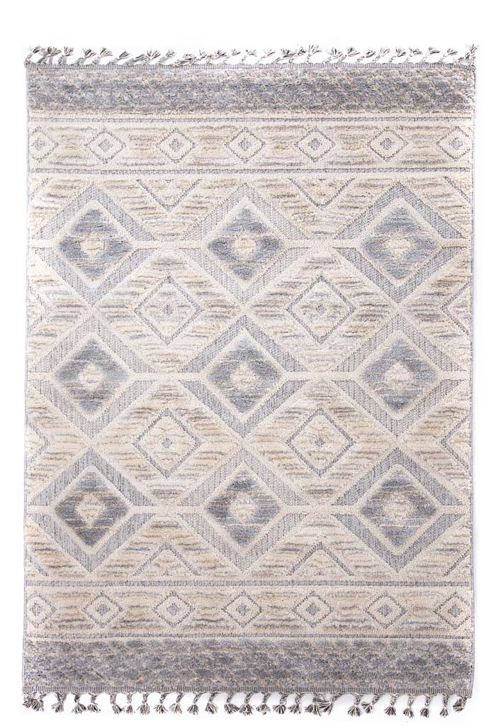 Xαλί Σαλονιού La Casa 712B White L. Grey Royal Carpet 133Χ190