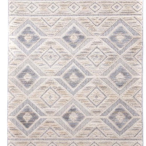Xαλί Σαλονιού La Casa 712B White L. Grey Royal Carpet 133Χ190