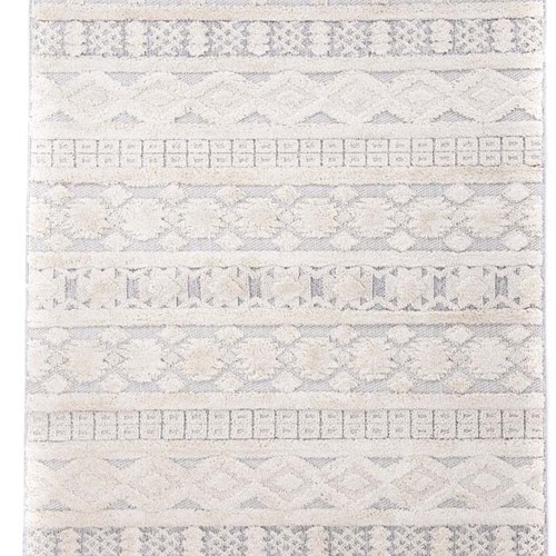 Xαλί Σαλονιού La Casa 727A White L. Grey Royal Carpet 133Χ190