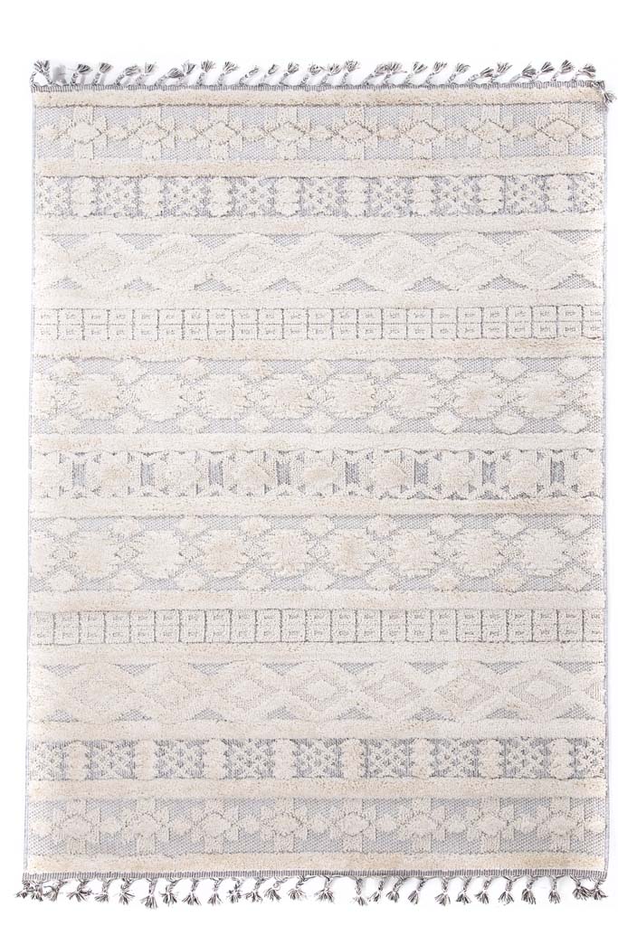 Xαλί Σαλονιού La Casa 727A White L. Grey Royal Carpet 160Χ230