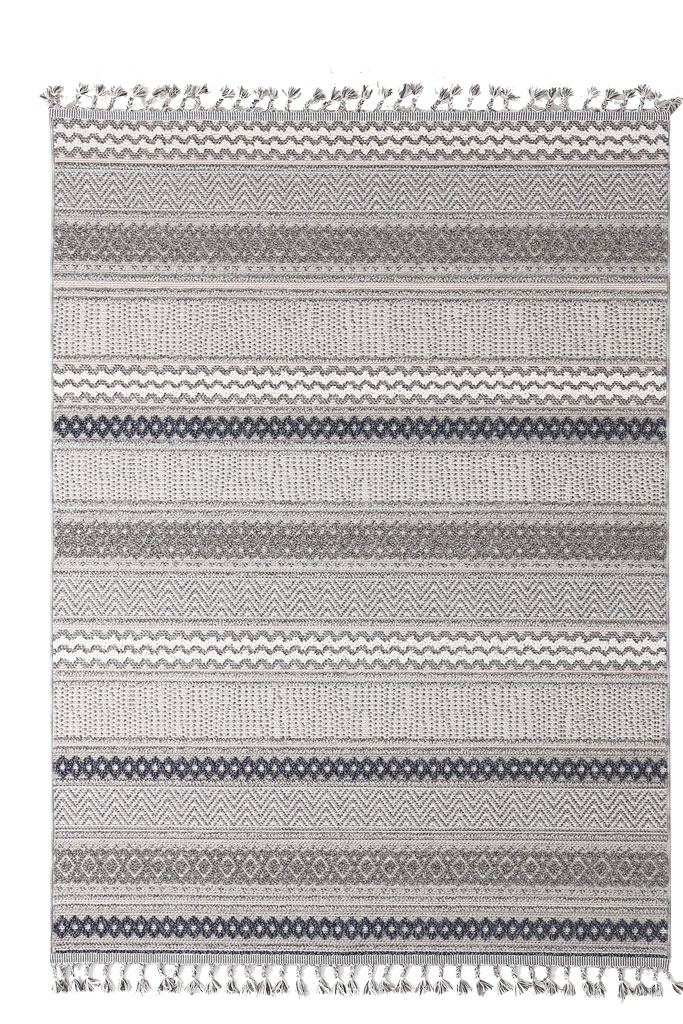 Χαλί Διαδρόμου Linq 0.67X1.40 - 7438A Ivory/D.Grey Royal Carpet