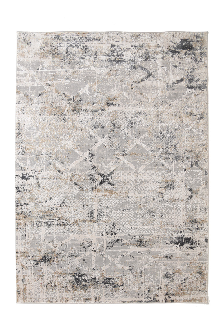 Μοντέρνο Χαλι Royal Carpet Silky 344A Grey -  080x150 cm