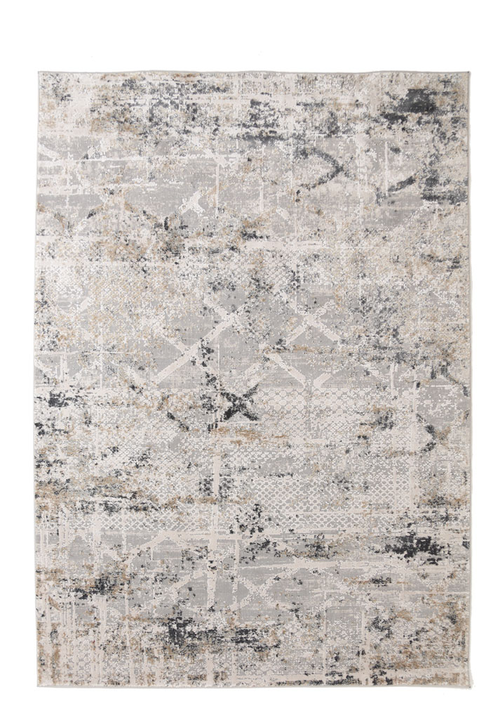 Χαλί σαλονιού silky 1.60X2.30- 344A grey royal carpet