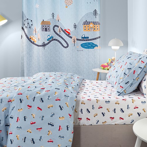 Παιδικά Σεντόνια Guy Laroche (Σετ) Roadtrip Sky 165x250