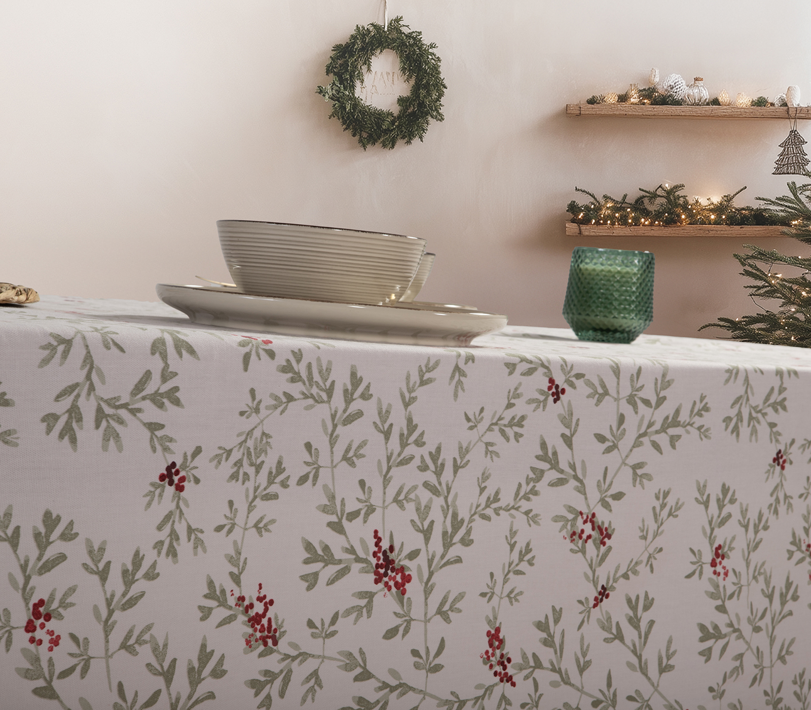 ΧΡΙΣΤΟΥΓΕΝΝΙΑΤΙΚΟ ΣΟΥΠΛΑ SNOW FELT 2 TMX GREY NEF-NEF HOMEWARE