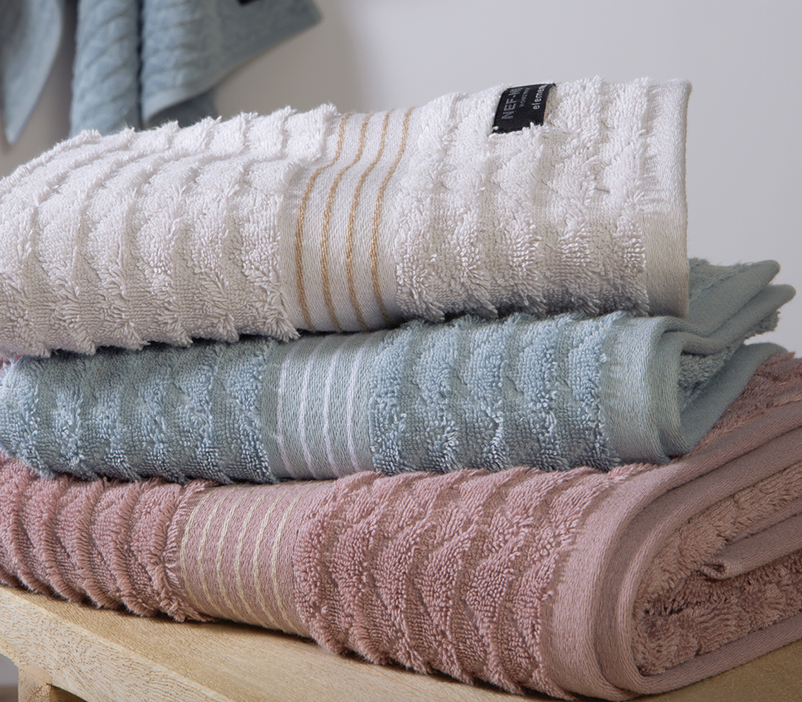 Πετσέτα Προσώπου Nef-Nef Homeware Elements-Elgyn 50x100 Pink
