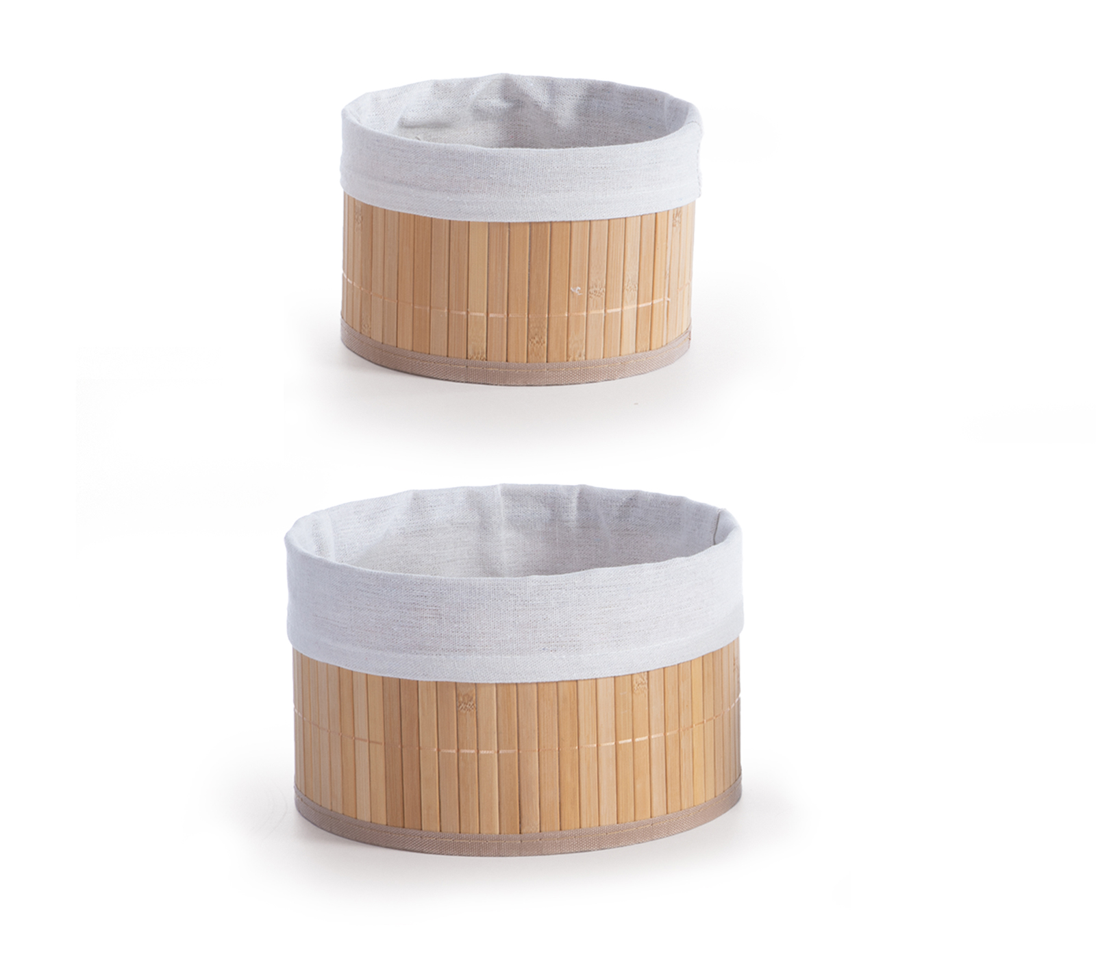 Καλάθι Nef-Nef Homeware Bamboo Orlean 23x13.5 Natural