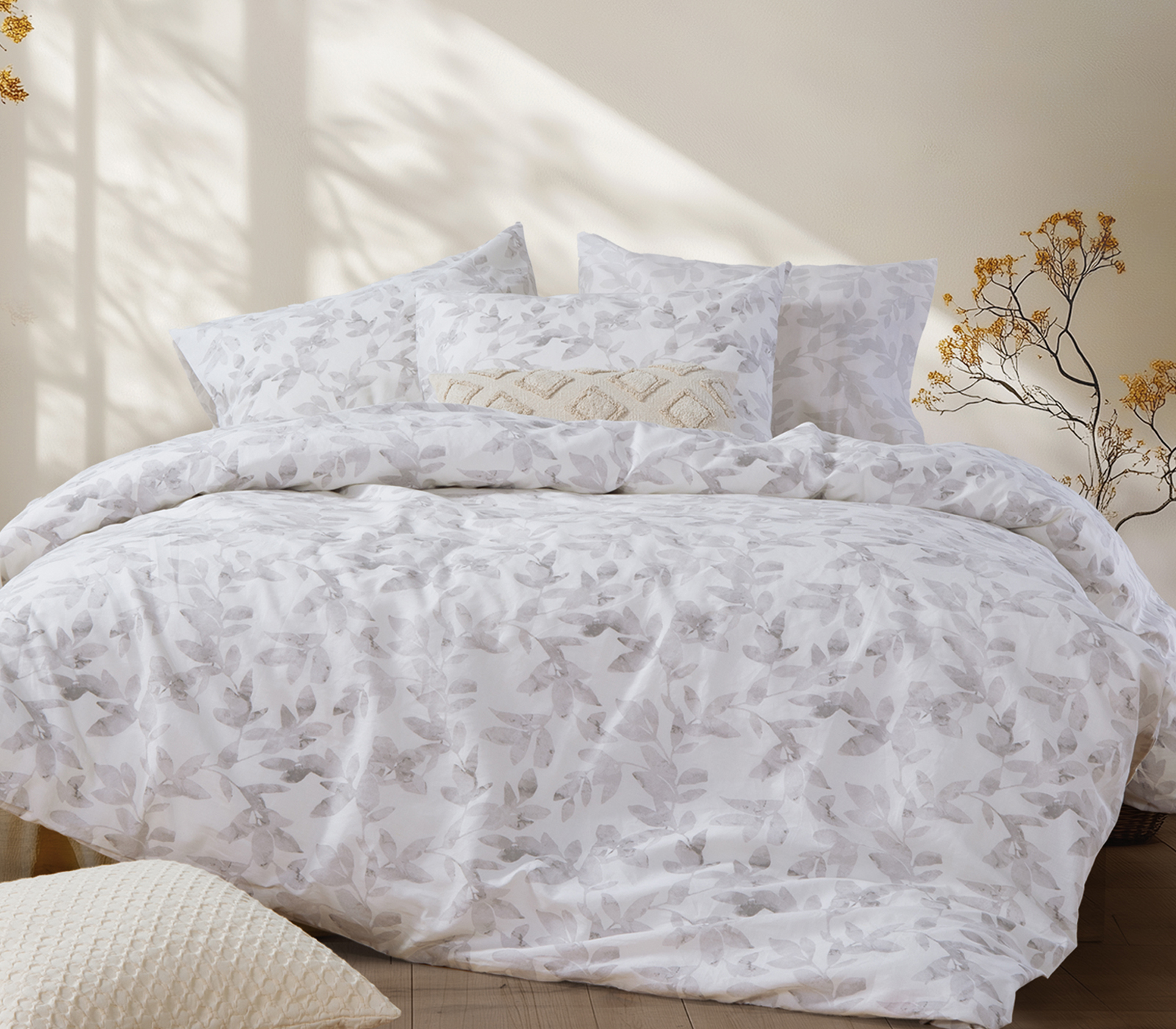 Μαξιλαροθήκη Nef-Nef Homeware Sencil 52x72 Ecru