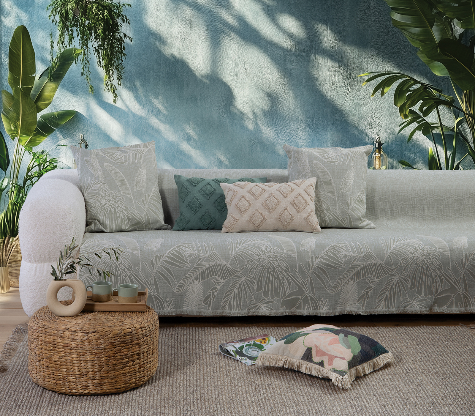 Ριχτάρι Διθεσίου Nef-Nef Homeware Grow 170x250 Green